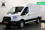 Ford Transit 2.0 TDCI 130PK L2H2 EURO 6 - Airco - Navi - Cru, Auto's, Voorwielaandrijving, Stof, 4 cilinders, Wit