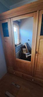 Ouderwetse Meidenkast, Ophalen, Gebruikt, 100 tot 150 cm, Met hangruimte