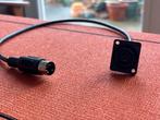 5-pins DIN / MIDI Verlengkabel - Panel Mount (Chassisdeel), Ophalen of Verzenden, Nieuw