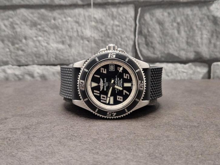 Breitling Superocean 42mm automatic, 2011, serviced 2025, Sieraden, Tassen en Uiterlijk, Horloges | Heren, Zo goed als nieuw, Polshorloge
