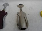 Twee design kurkentrekkers Biesse made in Italy, Ophalen of Verzenden, Gebruikt