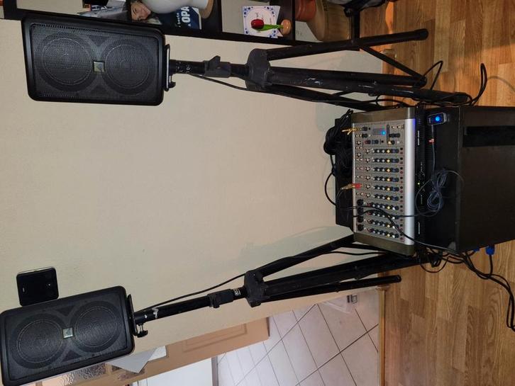 Geluid/zangsetje, Alto tops, 12 sub,  soundcraft mixer, Muziek en Instrumenten, Versterkers | Keyboard, Monitor en PA, Gebruikt