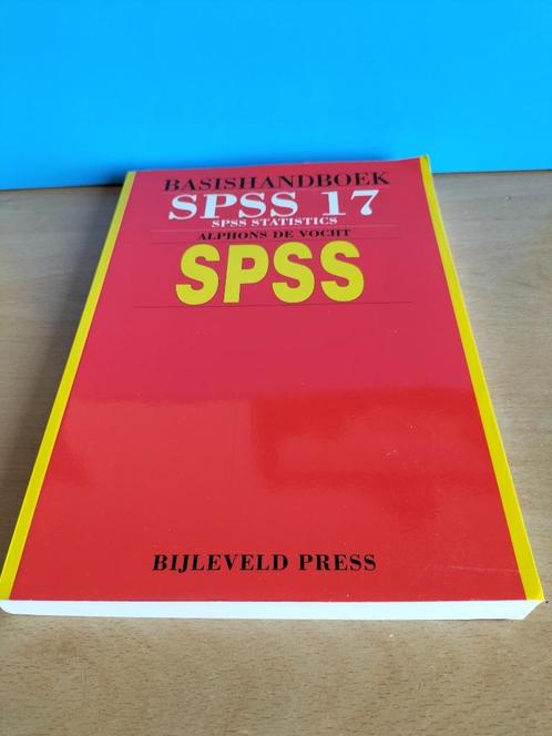 Alphons de Vocht - Basishandboek SPSS 17, Boeken, Schoolboeken, Gelezen, Informatica en Computer, Overige niveaus, Ophalen of Verzenden