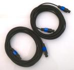 Luidsprekersnoeren 2x5 meter, budget-uitvoering, Speaker of Versterker, Ophalen of Verzenden, Zo goed als nieuw, Nb