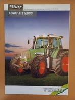 Folder Fendt 818 vario, Ophalen of Verzenden, Gelezen, Tractor en Landbouw