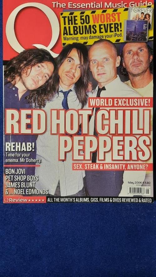 Q 5-2006 Red Hot Chili Peppers Bon Jovi Pet Shop Boys James, Boeken, Tijdschriften en Kranten, Zo goed als nieuw, Muziek, Film of Tv