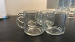 4 glazen koffiekopjes, Verzamelen, Glas en Borrelglaasjes, Ophalen of Verzenden, Zo goed als nieuw, Overige typen
