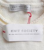 NIEUWE KNIT SOCIETY gebreide trui, room wit, Mt. L, Kleding | Heren, Nieuw, Maat 52/54 (L), Wit, Knit Society