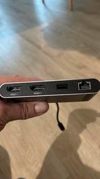 Usb-c to hdmi, ethernet, usb hub, Ophalen of Verzenden, Zo goed als nieuw