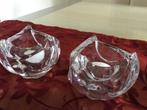Kristallen waxinelichthouders 3 stuks voor € 10,00 nwst, Ophalen of Verzenden, Nieuw, Kristal