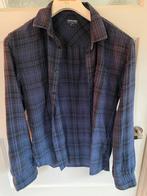 Woolrich dun flanel overhemd shirt m zacht 39, Verzenden, Zo goed als nieuw, Blauw, Halswijdte 39/40 (M)