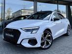 Audi A3 Limo 35 TFSI S-Line Pano RS Leder Matrix B&O Hud Sfe, Auto's, 4 cilinders, 150 pk, Wit, Leder