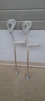 Elleboogkrukken open manchet 2 stuks, Ophalen, In hoogte verstelbaar, Nieuw