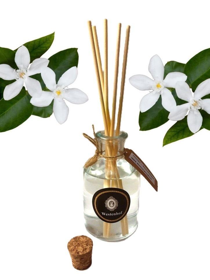 Westenhof - Geurstokjes Jasmijn 100% Natuurproduct - 125ml, Huis en Inrichting, Woonaccessoires | Overige, Nieuw, Verzenden