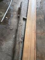 Natuurlijke Ronde Balk - Uniek Decoratiehout, Doe-het-zelf en Verbouw, Hout en Planken, Ophalen, Gebruikt, 200 tot 250 cm, 50 mm of meer