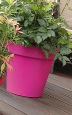 Grote Roze Bloempot, Ophalen of Verzenden, Rond, Aardewerk, Minder dan 25 cm