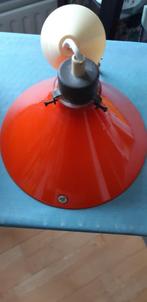 vintage oranje hanglampje Aneta. Zweden., Antiek en Kunst, Antiek | Meubels | Stoelen en Banken, Ophalen of Verzenden