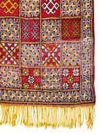 Handgeknoopt oosters wol Berber tapijt Nomad 139x233cm, Gebruikt, 100 tot 150 cm, Onbekend, 200 cm of meer