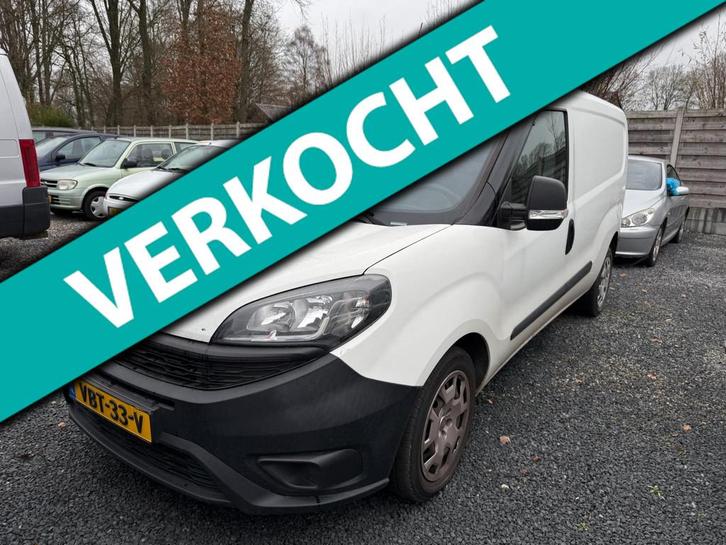 Fiat Doblò Cargo 1.6 MJ L2H1 Maxi AIRCO *MOTORSCHADE*, Auto's, Bestelauto's, Bedrijf, Te koop, ABS, Airconditioning, Bluetooth