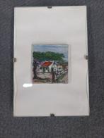 Portretje van huis door L.M. Wever, Antiek en Kunst, Ophalen of Verzenden