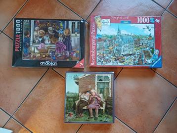 Legpuzzels 3 x 100 stukjes zgan beschikbaar voor biedingen
