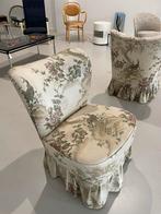 Opruiming 2 Vintage Club Cocktail Stoel Jaren 50 Pauwen, Ophalen, Minder dan 50 cm, Gebruikt, .