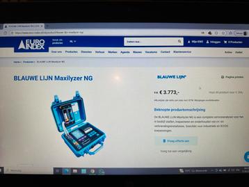 Blauwe Lijn Maxilyzer NG + Blauwe Lijn S2601  beschikbaar voor biedingen