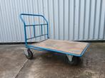 Gebruikte Duwwagen transport kar kop wand wagen 100x80cm, Doe-het-zelf en Verbouw, Transportwagens, Ophalen, Gebruikt, Transportkar