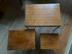 Pastoe Cees Braakman nest tafels jaren 60, Huis en Inrichting, Tafels | Bijzettafels, Ophalen, Minder dan 45 cm, Minder dan 55 cm