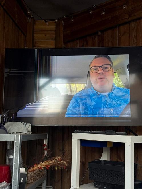 Samsung 55 inch 4K TV - Defect Scherm, Audio, Tv en Foto, Televisies, Niet werkend, LED, 100 cm of meer, 4k (UHD), Samsung, 50 Hz