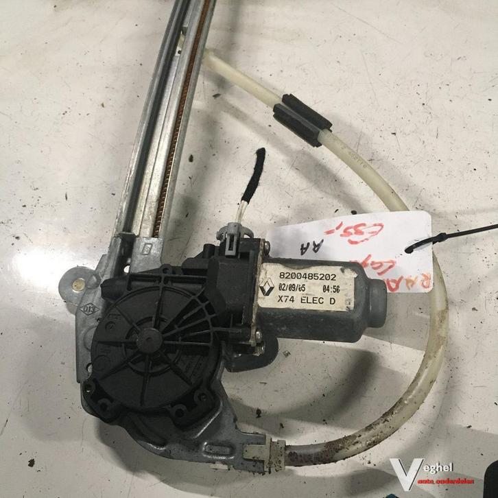 Renault Laguna 2007 Elektr Raammechanmisme Rechtsachter, Auto-onderdelen, Ruiten en Toebehoren, Gebruikt, Ophalen of Verzenden