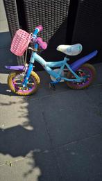 Kinderfietsje frozen met zijwieltjes, Ophalen, Gebruikt, Minder dan 16 inch, Zijwieltjes
