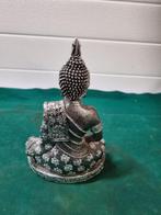 boeddha thaise zilverkleurig hout, Ophalen of Verzenden
