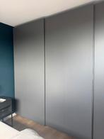 Ikea HASVIK Grijs schuifdeuren, Huis en Inrichting, Ophalen, 200 cm of meer, 150 tot 200 cm, Zo goed als nieuw