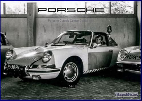 Porsche 911 Targa T "Rijkspolitie" (bj 1971), Auto's, Oldtimers, Bedrijf, Te koop, Porsche, Benzine, Cabriolet, Handgeschakeld