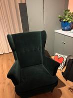 Groene fauteuil van Ikea, Huis en Inrichting, Fauteuils, Ophalen, Minder dan 50 cm, Gebruikt, Minder dan 75 cm