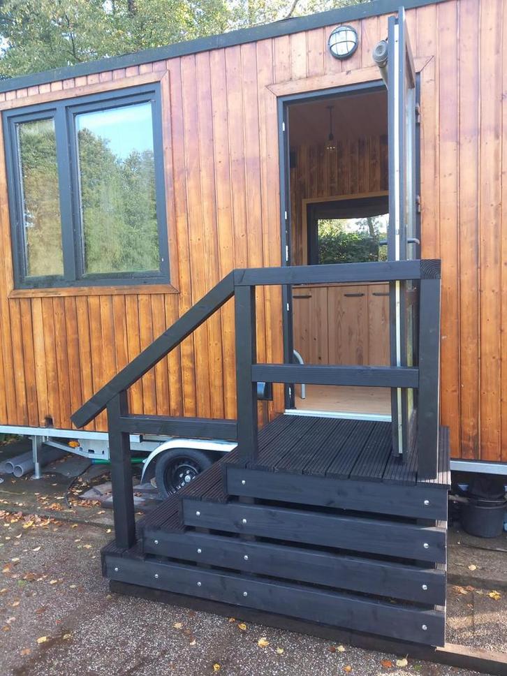 Prachtige chaletopstap, Woonwagen Tinyhouse, Recreatiewoning, Doe-het-zelf en Verbouw, Ladders en Trappen, Nieuw, Trap, 2 tot 4 meter
