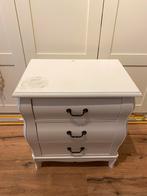 Een opknapper! Witte houten ladekast/buikkast 3 laden., Huis en Inrichting, Kasten | Ladekasten, Ophalen, 50 tot 100 cm, 3 of 4 laden