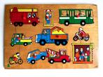 Vintage houten puzzel verkeer, Ophalen of Verzenden, Huis en Inrichting
