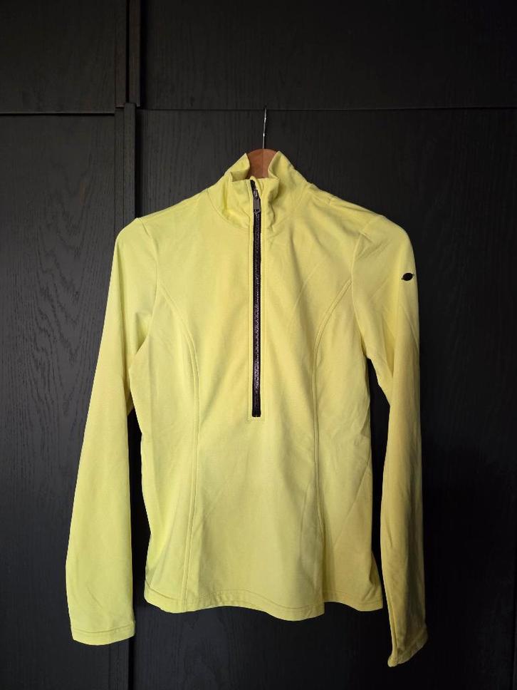 Goldbergh dames skipully maat L, fluorgeel op de piste!, Kleding | Dames, Wintersportkleding, Zo goed als nieuw, Trui, Maat 42/44 (L)