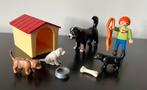 Playmobil jongen met hond en puppy’s set 4498, Ophalen of Verzenden, Gebruikt, Complete set