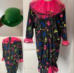 Pipo Clown Jurk + hoed maat 38 carnaval feest thema, Ophalen of Verzenden, Zo goed als nieuw, Maat 38/40 (M), Carnaval