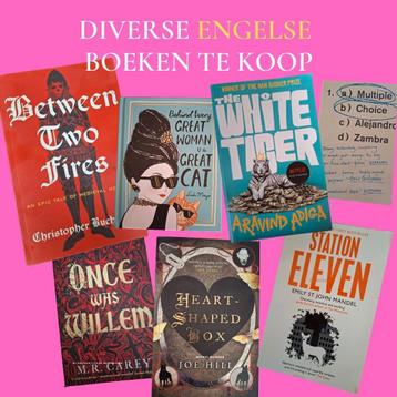 Diverse Engelse boeken fictie / fantasy / literatuur beschikbaar voor biedingen