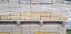 CobbleStones 14x14x6 getrommeld Oker kleur te koop, Tuin en Terras, Tegels en Klinkers, Ophalen, Gebruikt, Overige typen, 10 m² of meer
