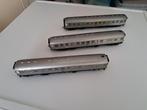 3 xFleischmann Silberlinge wagons, Gebruikt, Gelijkstroom, Fleischmann, Wagon