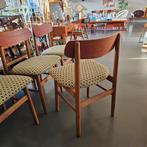 Vintage Deens design Stoelen Set van 4, Hout, Gebruikt, Overige kleuren, Ophalen of Verzenden