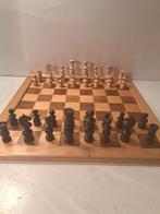 Régence schaakspel met schaakbord, Ophalen of Verzenden, Zo goed als nieuw, Actiefiguurtje