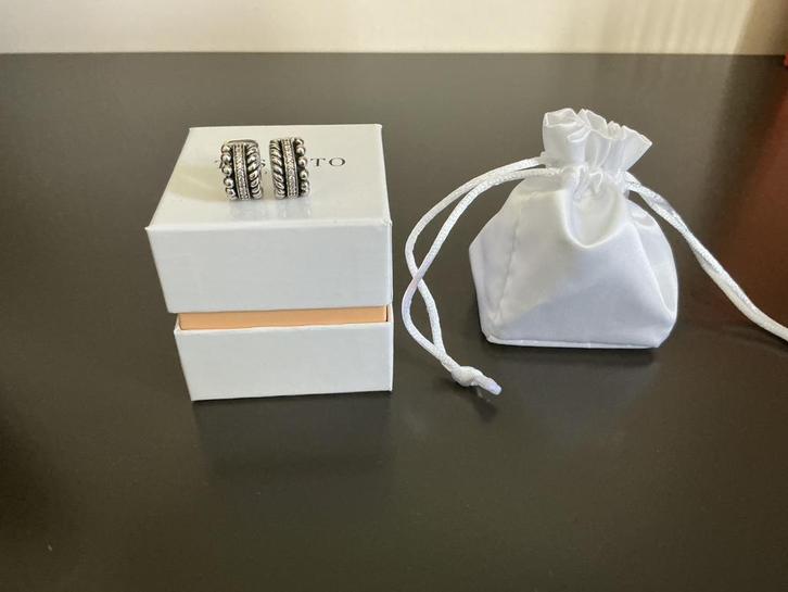 Ti Sento oorbellen / oorringen zgan - cadeautip!, Sieraden, Tassen en Uiterlijk, Oorbellen, Zo goed als nieuw, Knopjes of Stekers