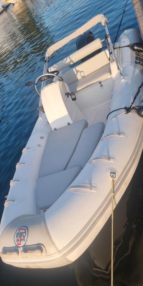 Zeer mooie snelle RIB   compleet vaarklaar 50PK + Trailer, Watersport en Boten, Bootonderdelen, Zo goed als nieuw, Overige typen