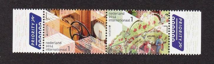 2014 Europazegels muziekinstrumenten 3173-3174 paartje pfr, Postzegels en Munten, Postzegels | Nederland, Postfris, Na 1940, Verzenden
